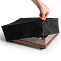 Fabric Turntable Dust Cover - White Background (-W) (cheese:AC1055A-BK:0)