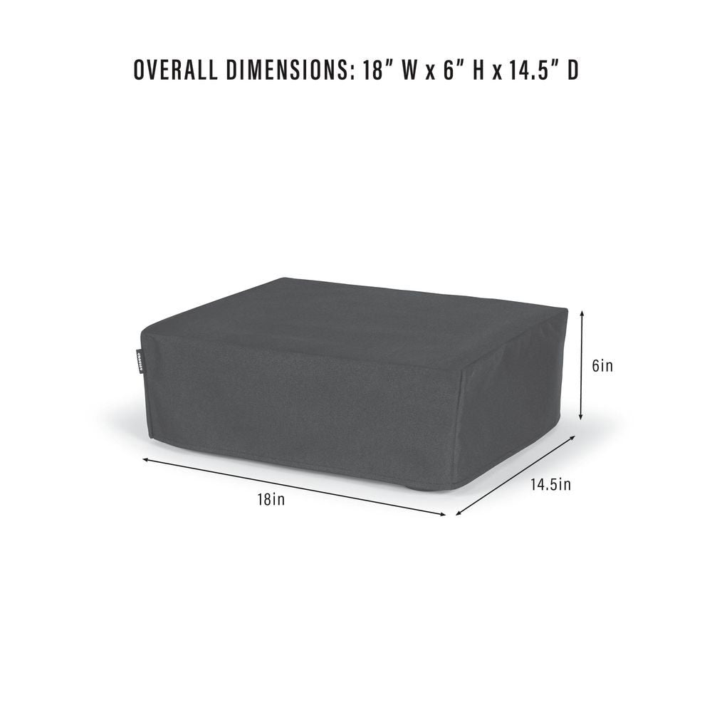 FABRIC TURNTABLE DUST COVER dimensions