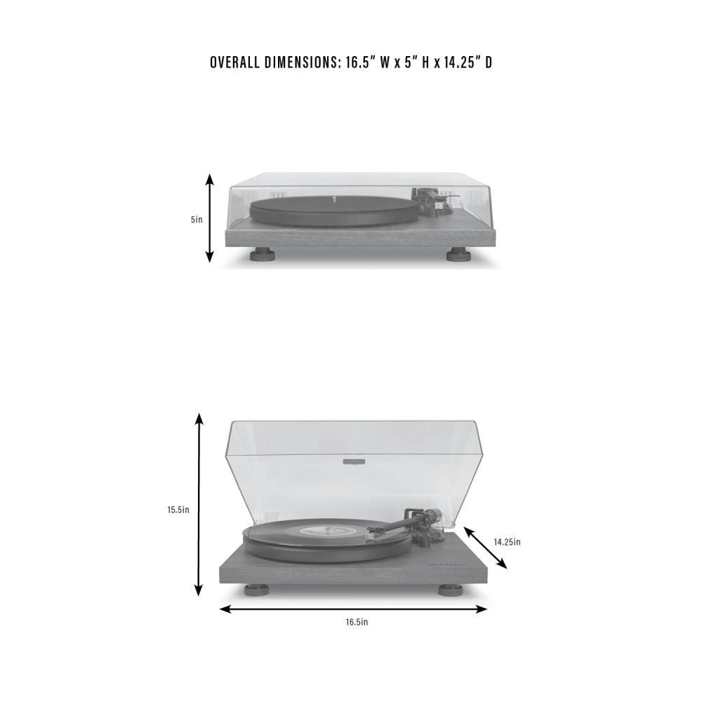 C6 Record Player dimensions