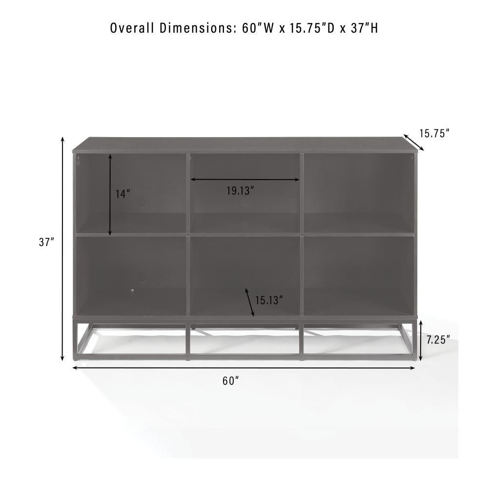 ENZO 6 CUBE RECORD STORAGE MEDIA STAND dimensions