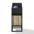 ENZO SMALL RECORD STORAGE STAND - CF1132-BK
