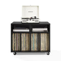 CARLO ROLLING RECORD STORAGE CONSOLE - CF1134-BK