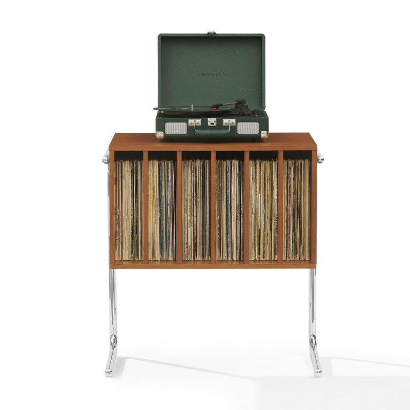 LILY RECORD PLAYER STAND WITH VINYL STORAGE - primary image