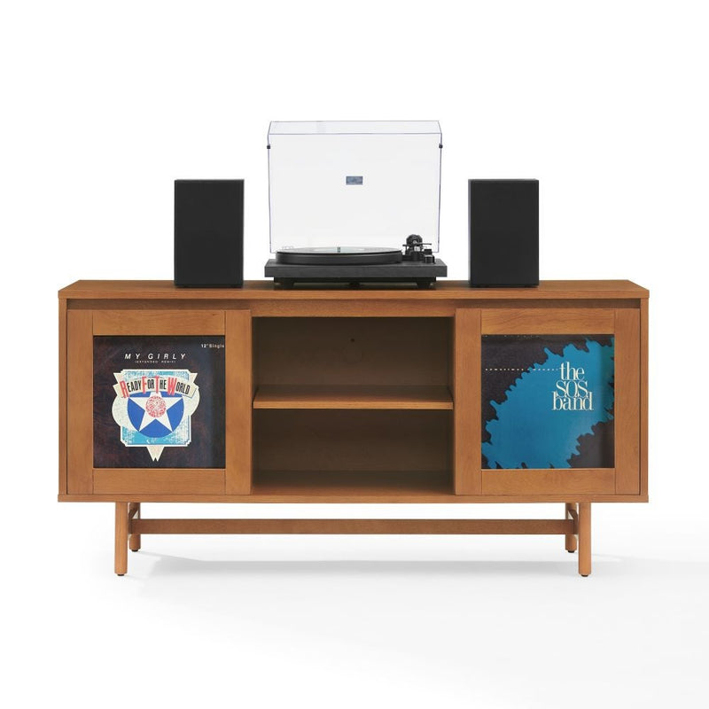 DEMPSEY RECORD PLAYER CABINET WITH VINYL STORAGE - primary image