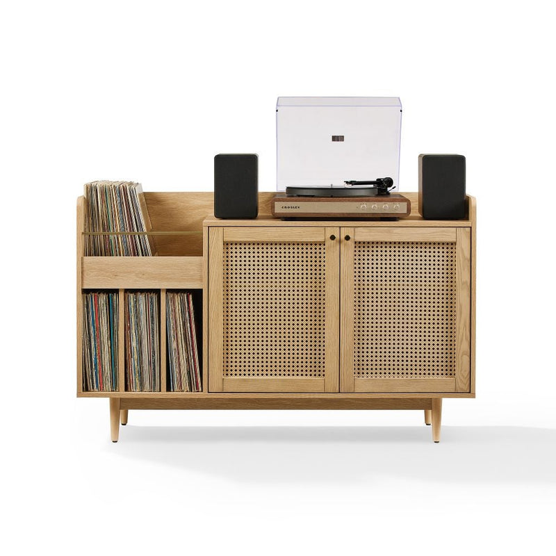 MAEVE RECORD PLAYER CABINET WITH VINYL STORAGE - CF1210-AH