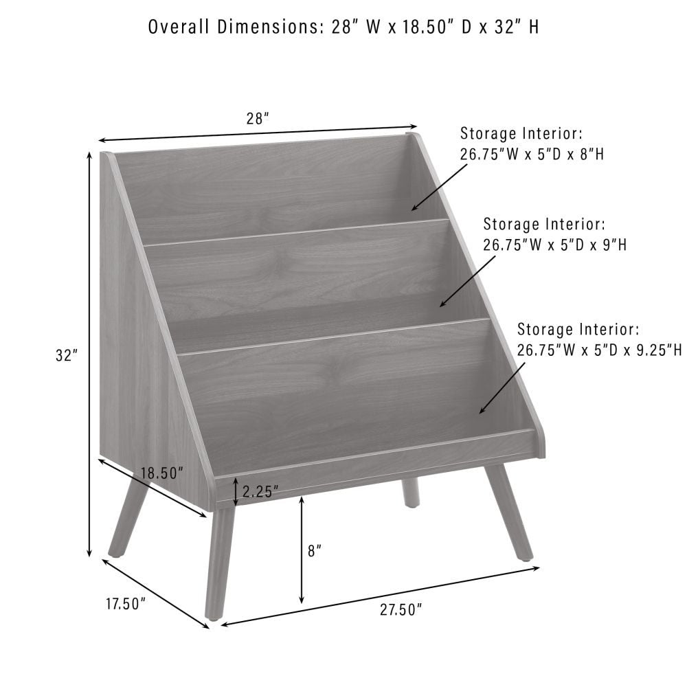 LIAM MEDIUM VINYL RECORD STORAGE STAND dimensions