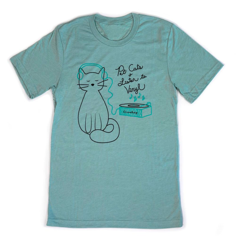 Crosley Cats + Vinyl T-Shirt - primary image