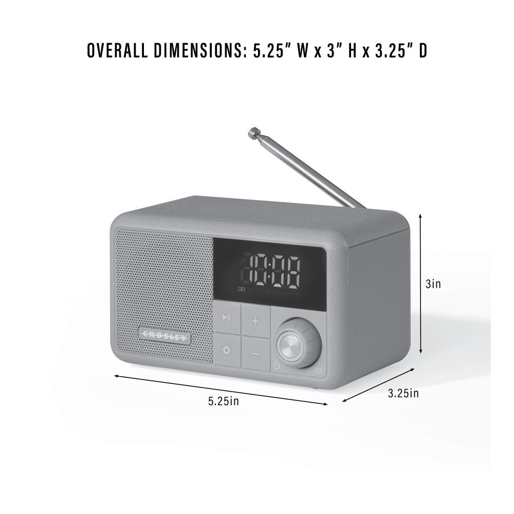 COOPER RADIO dimensions
