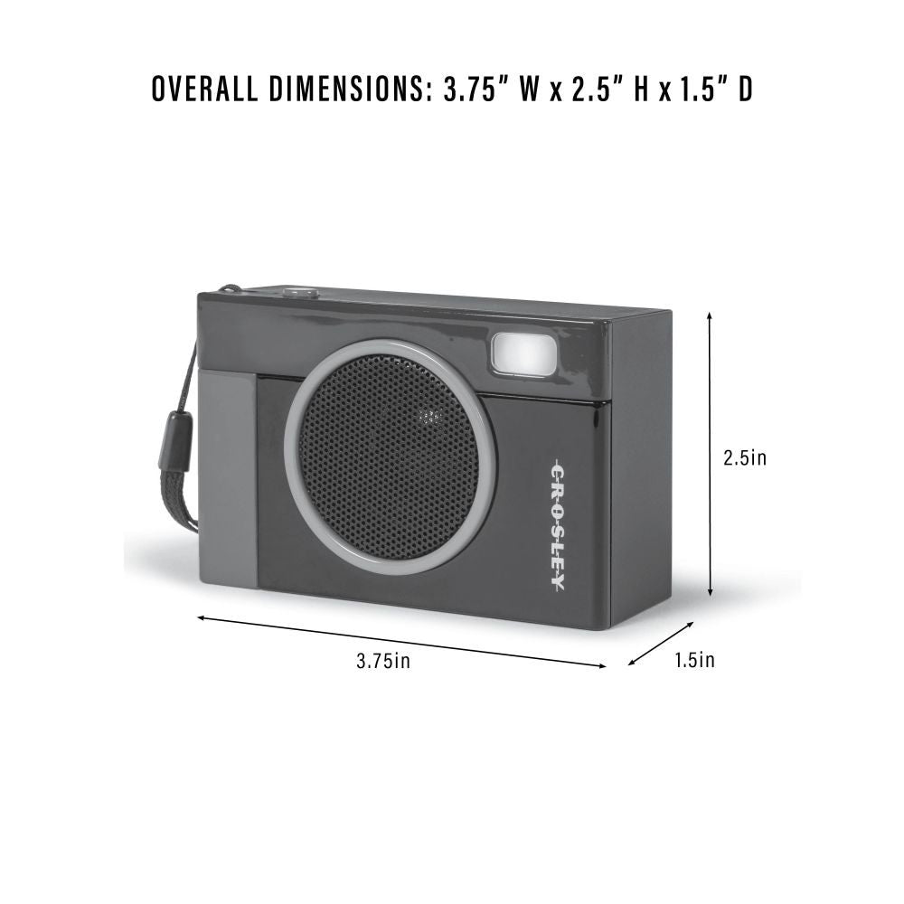 FLASHBACK PORTABLE BLUETOOTH SPEAKER dimensions