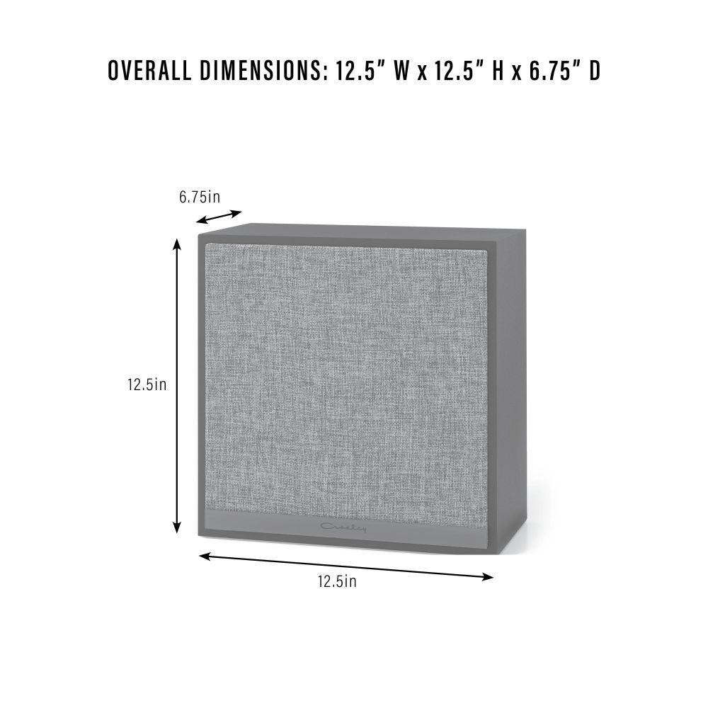 Cadence Cube Bluetooth Speaker dimensions