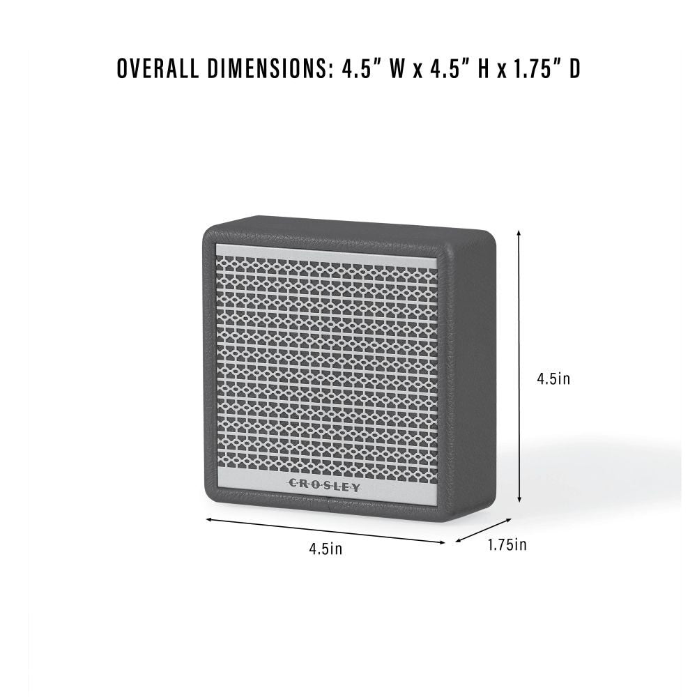 MONTERO MINI PORTABLE BLUETOOTH SPEAKER dimensions