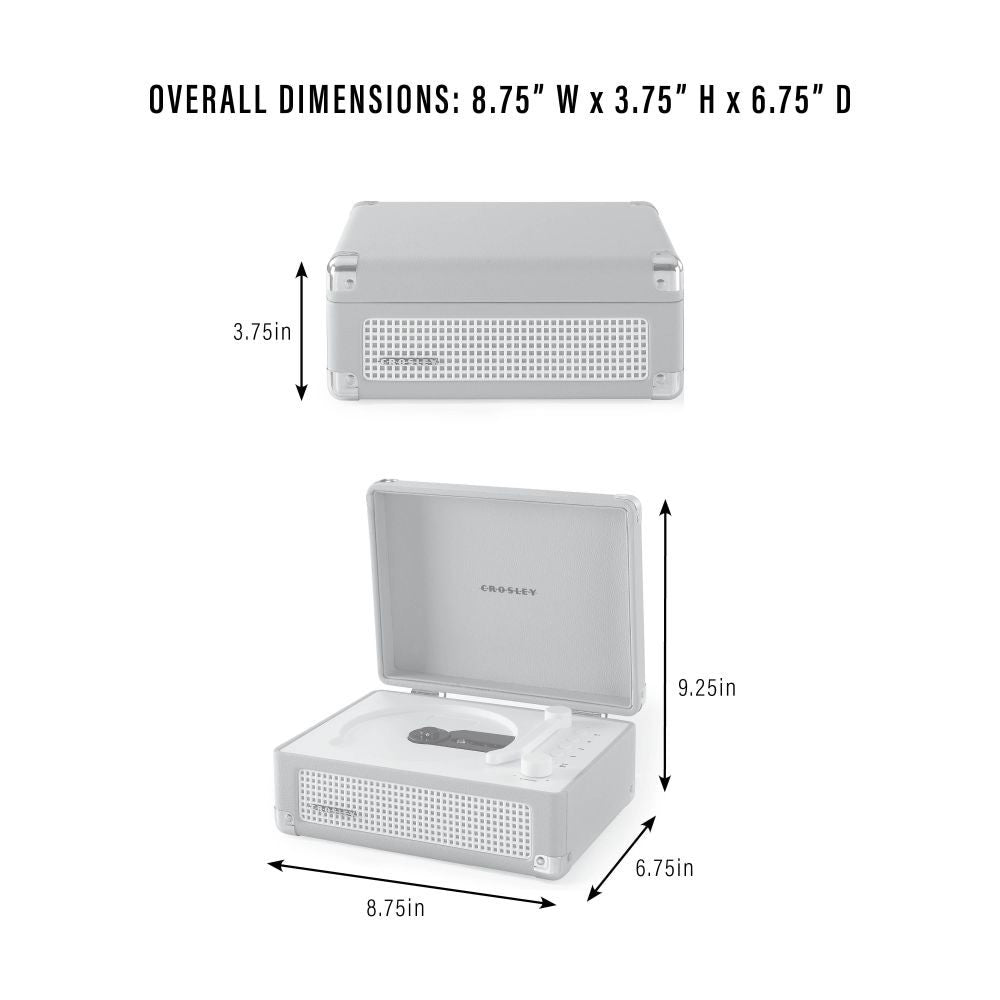 CRUISER CD PLAYER dimensions