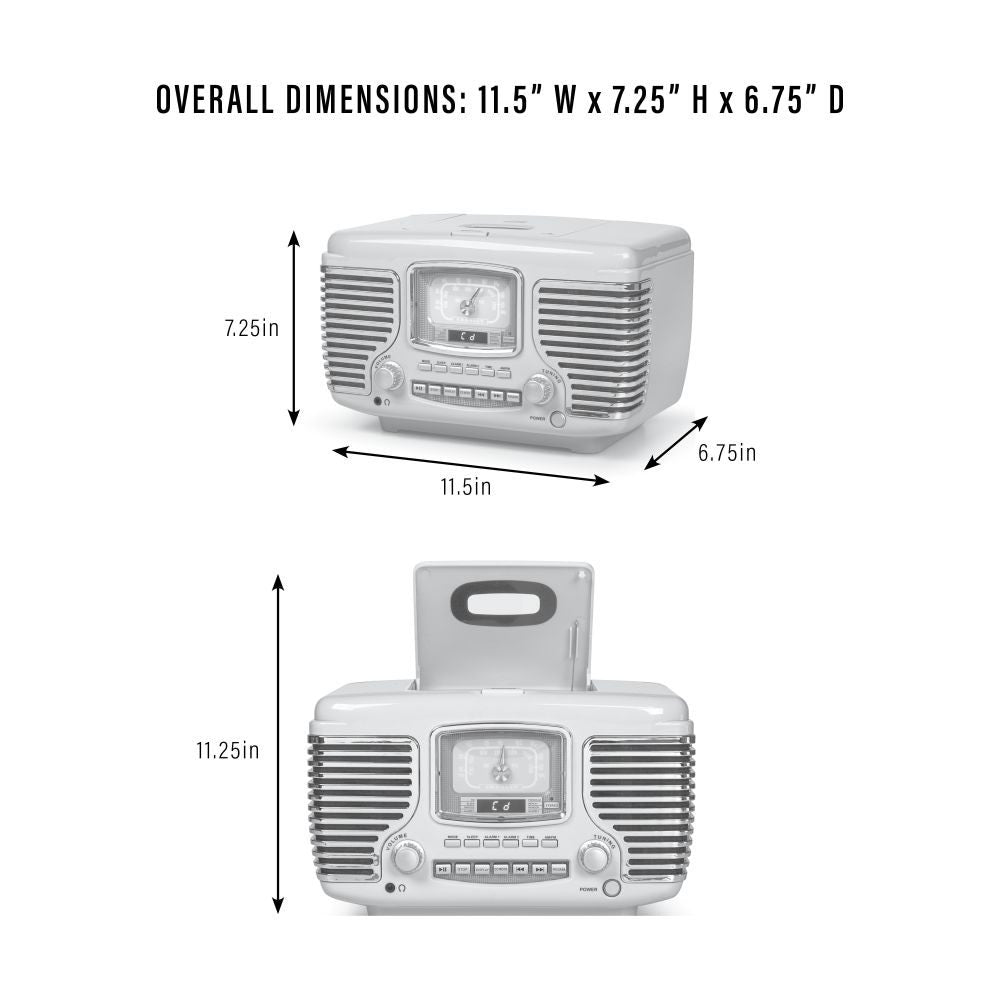 Corsair Radio Cd Player dimensions