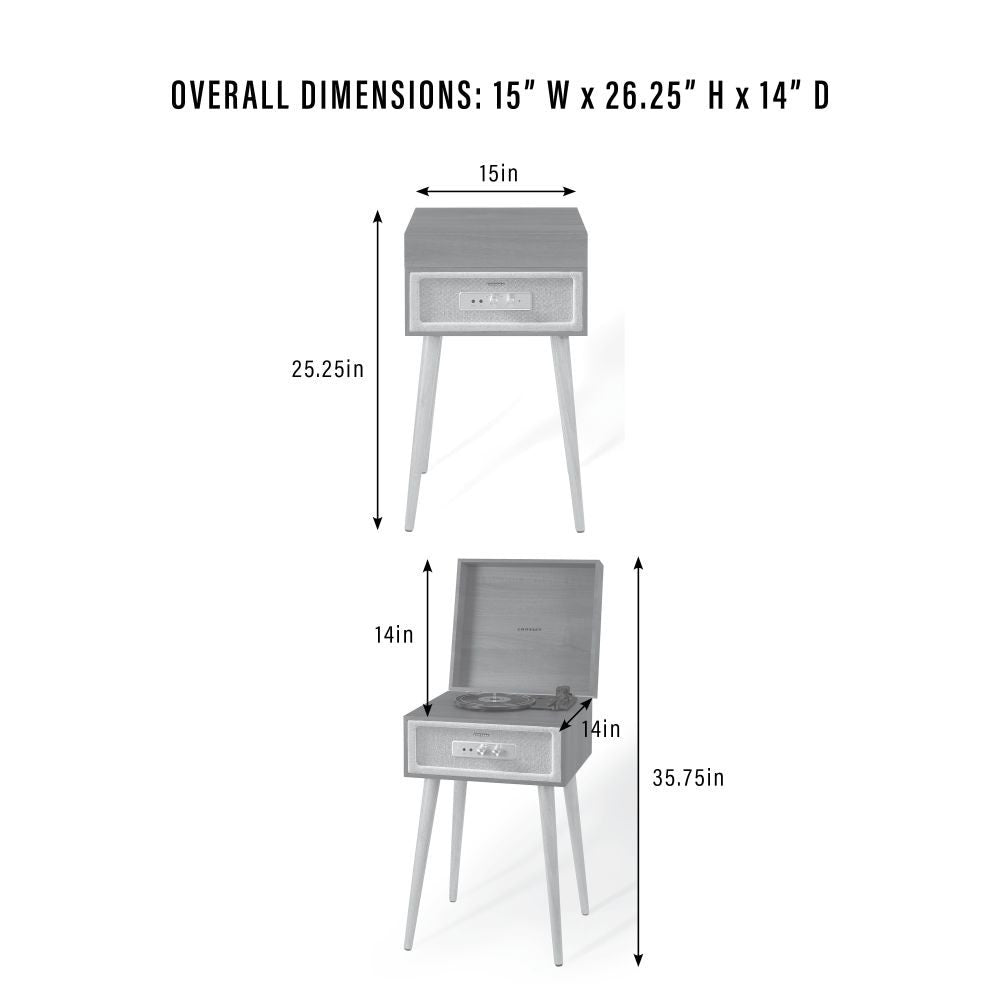 Rohe Record Player dimensions