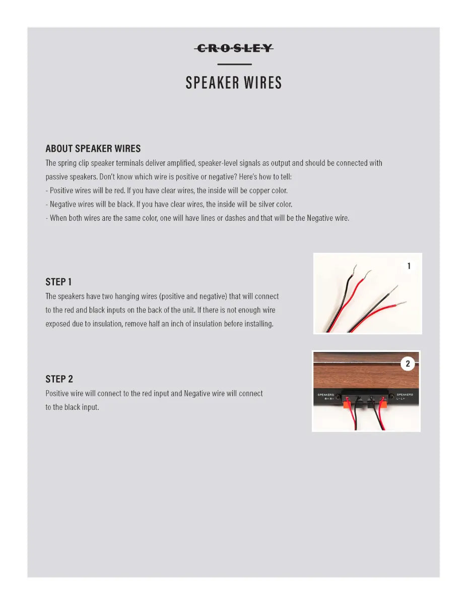 Speaker wire setup guide